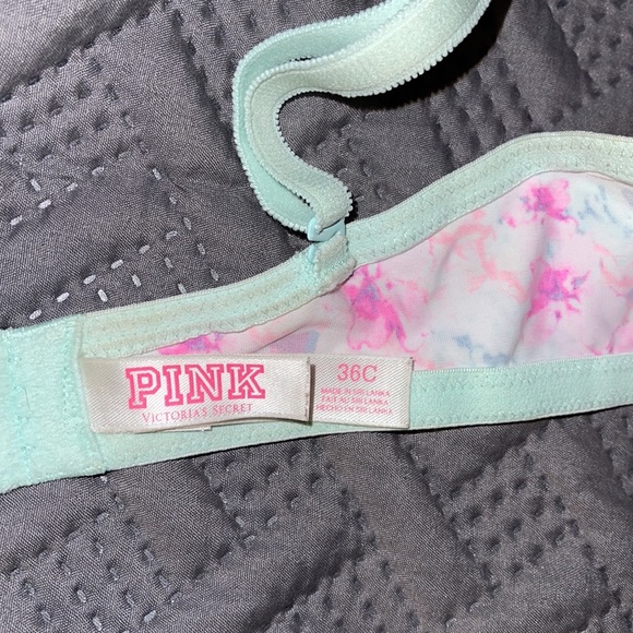 VICTORIAS SECRET PINK WEAR EVERYWHERE PUSH-UP BRA - 36C - Picture 3 of 5
